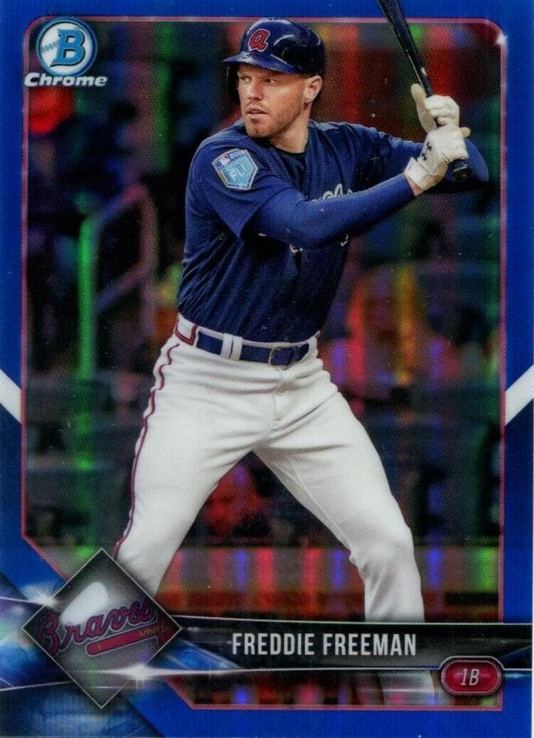 Freddie Freeman 2018 bowman Bowman Chrome