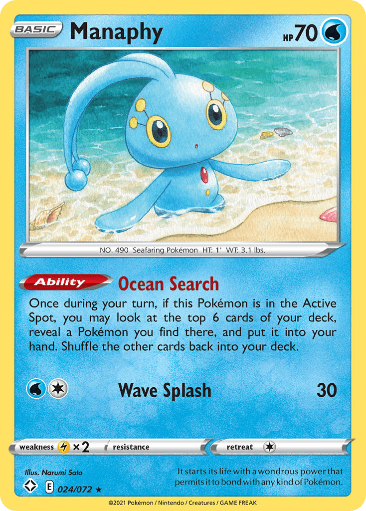 Manaphy 2021 Pokemon Shining Fates