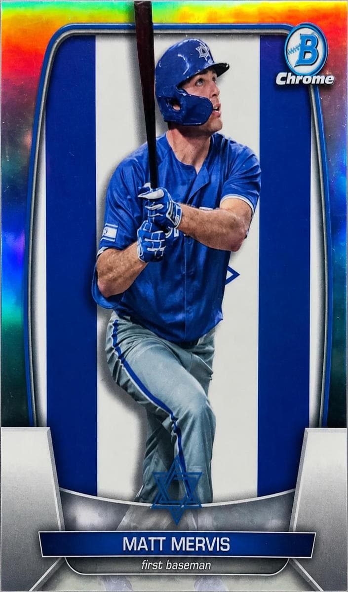 Matt Mervis 2023 bowman Bowman Chrome