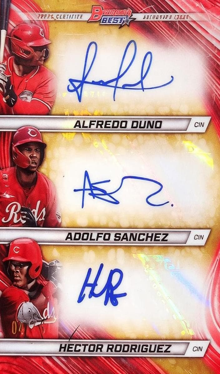 Alfredo Duno / Adolfo Sanchez / Hector Rodriguez 2024 bowman