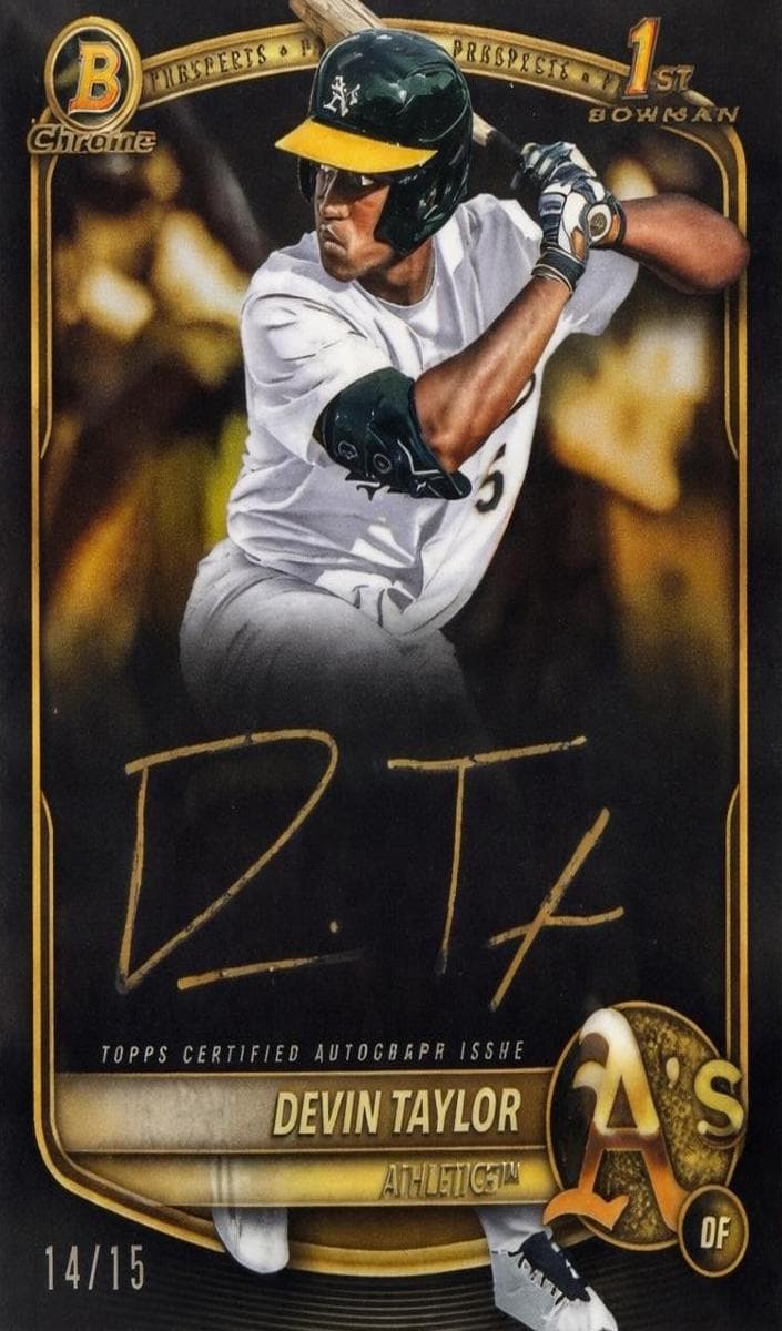 Devin Taylor 2025 bowman Bowman Draft Chrome