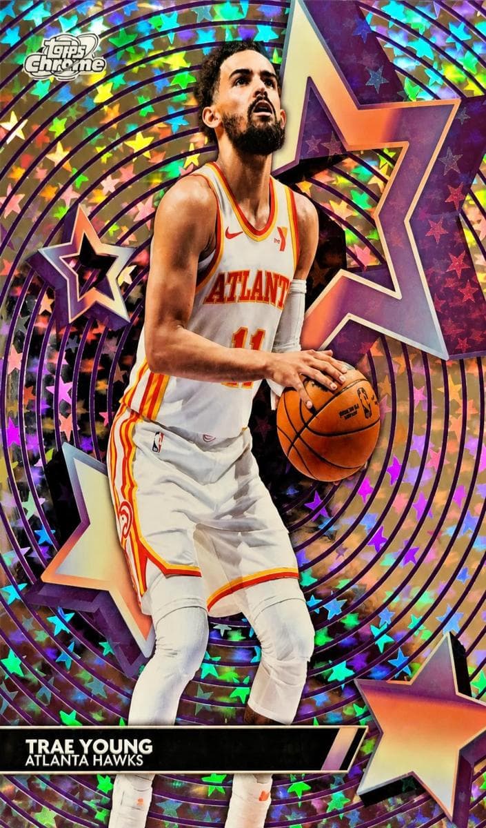 Trae Young 2025 topps Topps Cosmic Chrome