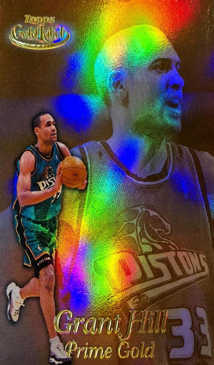 Grant Hill 1999 topps Topps Gold Label
