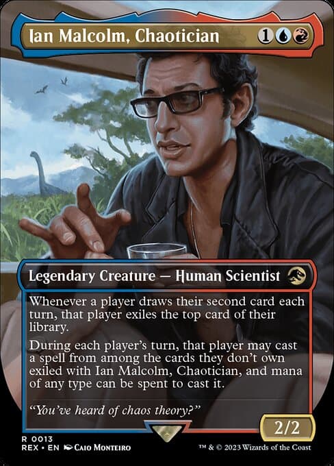 Ian Malcolm, Chaotician 2023 Magic: The Gathering