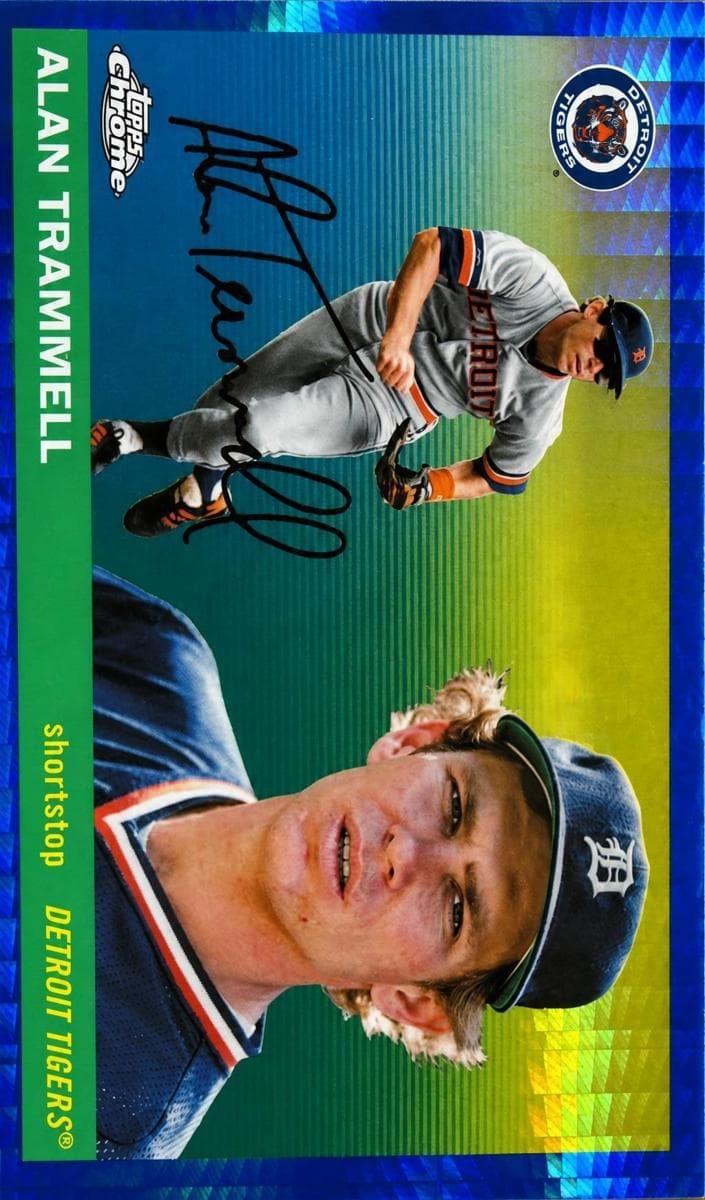 Alan Trammell 2023 topps