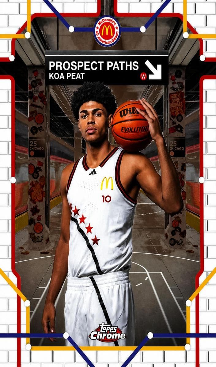 Koa Peat 2025 topps Topps Chrome McDonald's All American