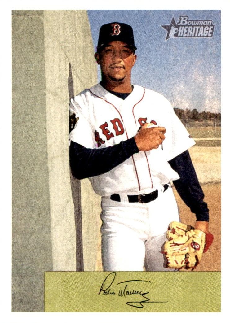 Pedro Martinez 2002 bowman Bowman Heritage
