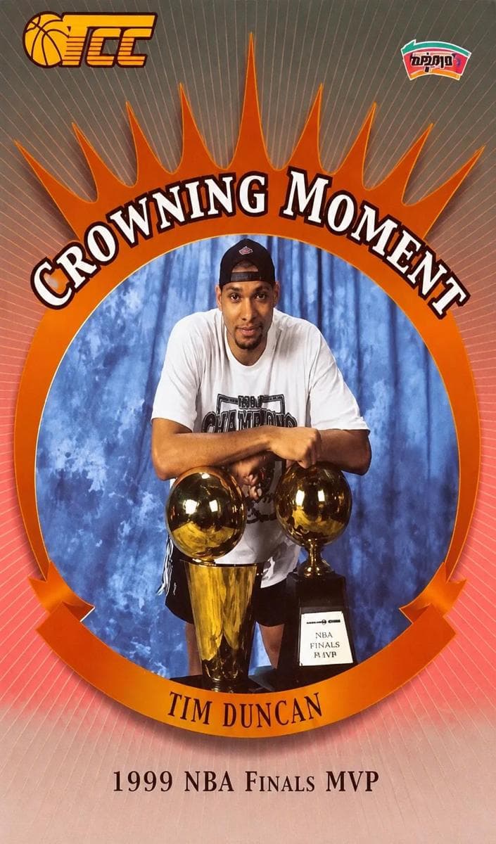 Tim Duncan 2001 topps Tcc