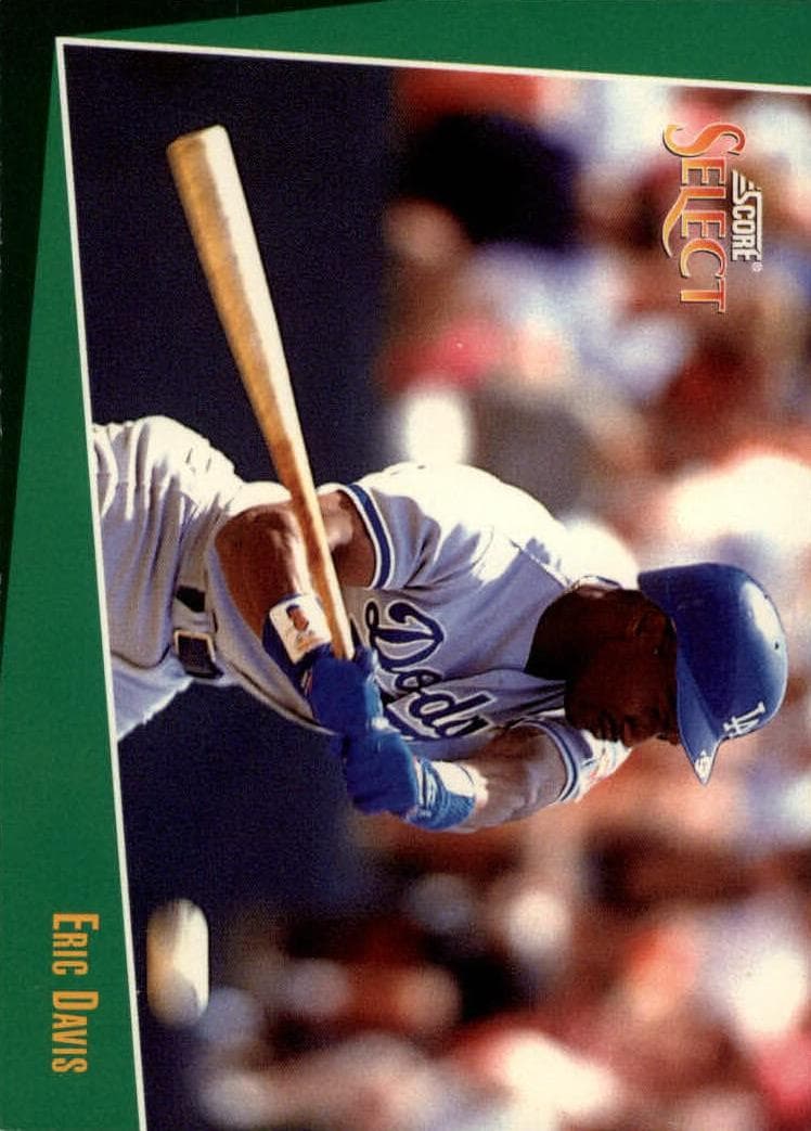 Eric Davis 1993 panini Select