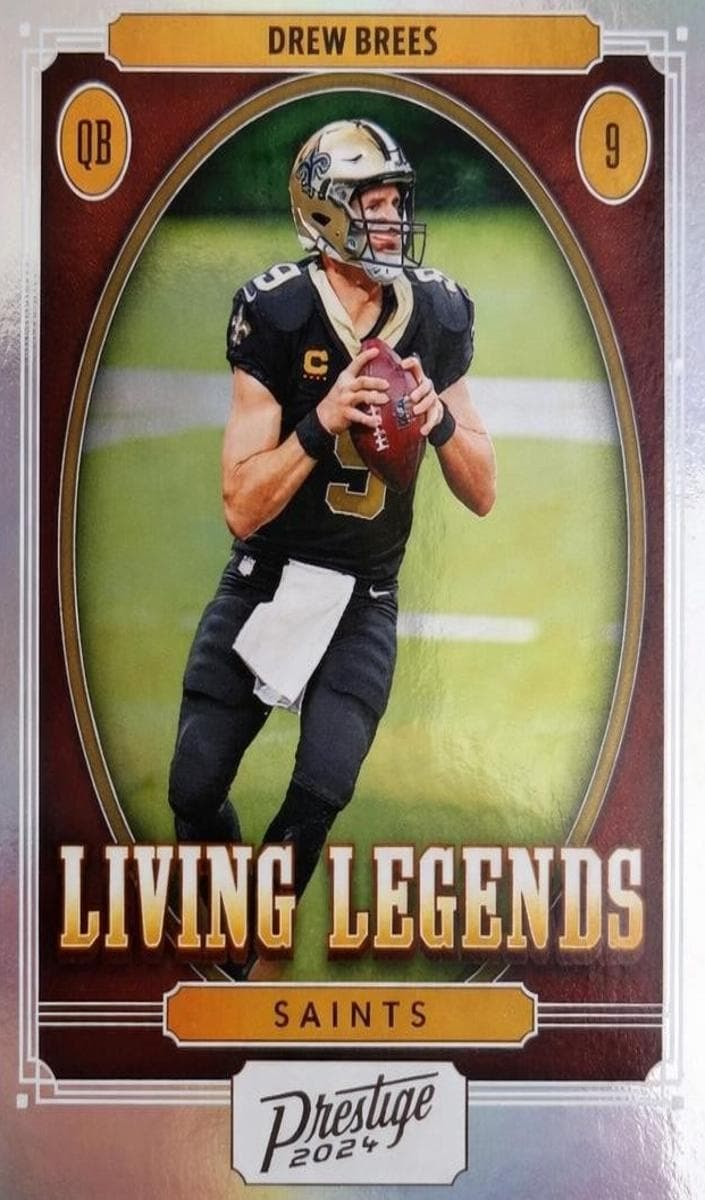 Drew Brees 2024 Prestige auto card