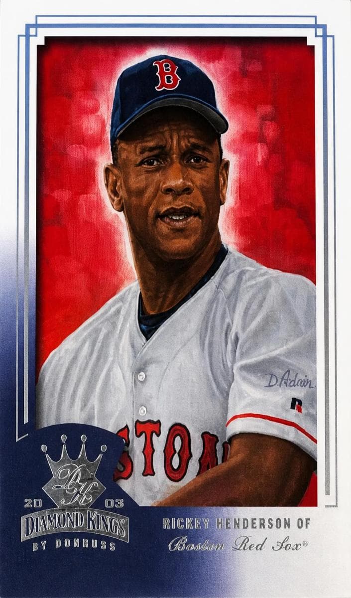 Rickey Henderson 2003 panini Diamond Kings