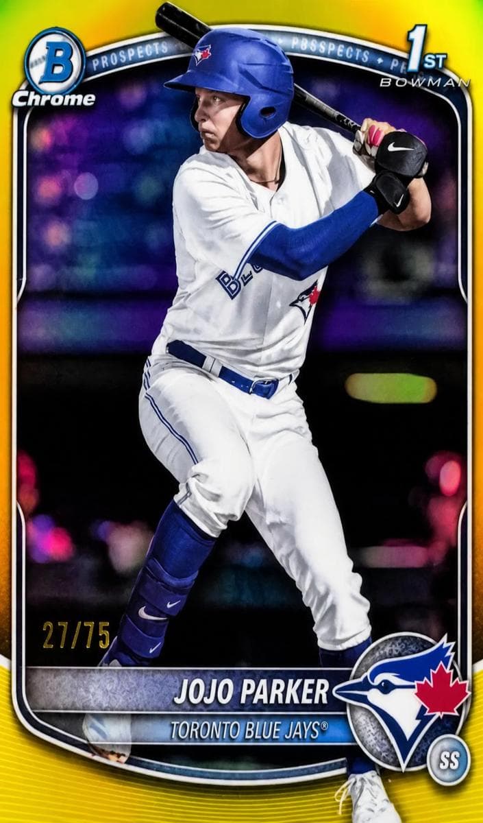 JoJo Parker 2025 bowman Bowman Draft Chrome