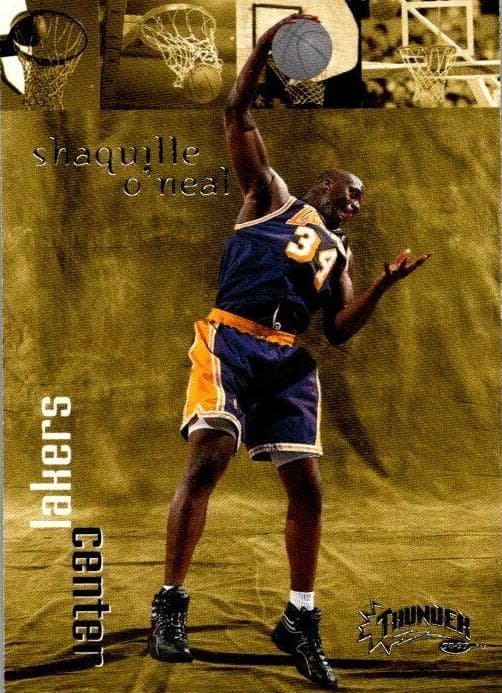Shaquille O'Neal 1998 skybox Thunder