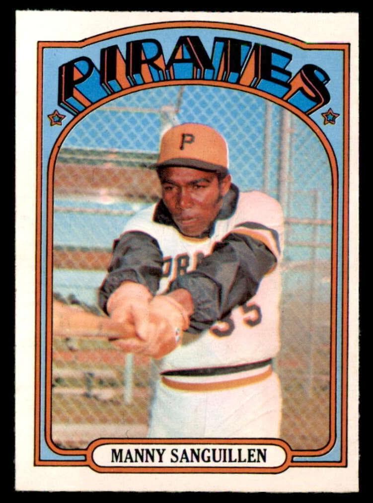 Manny Sanguillen 1972 topps O-Pee-Chee