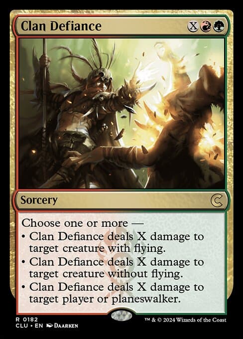 Clan Defiance 2022 Magic: The Gathering Starter Commander Decks