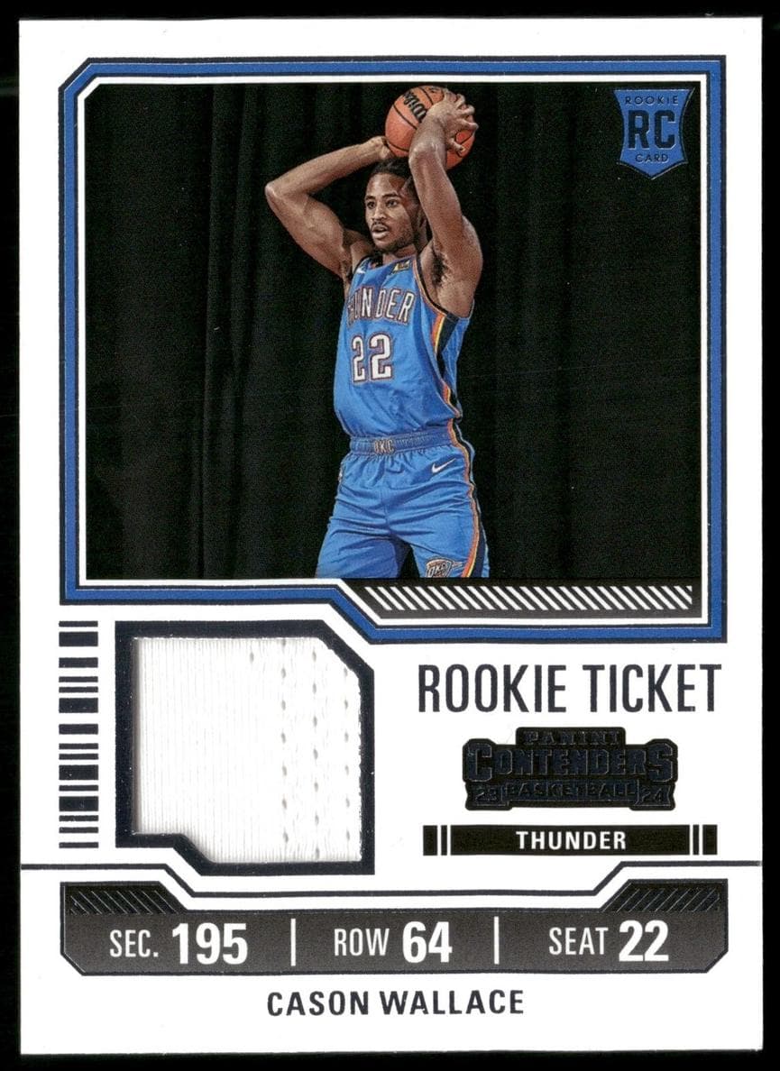 Cason Wallace 2023 panini Panini Contenders