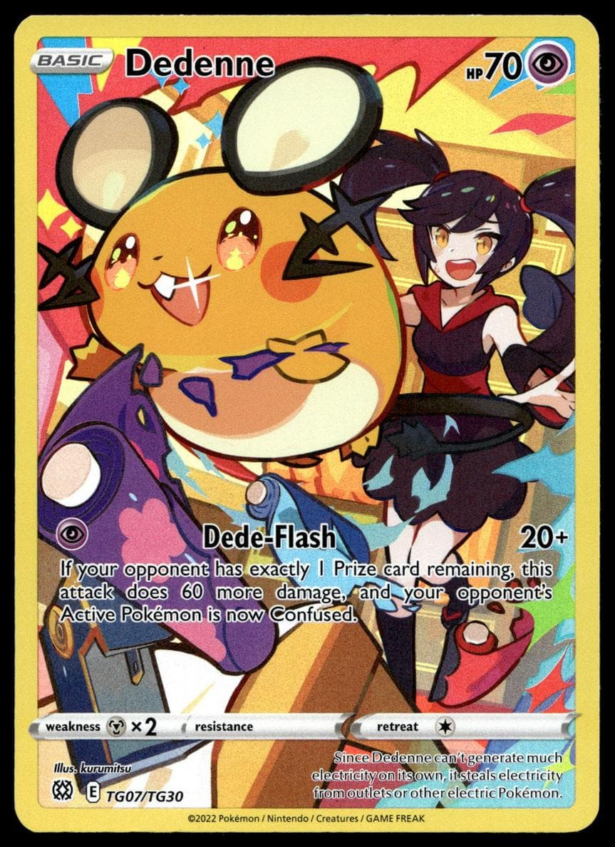 Dedenne trading card