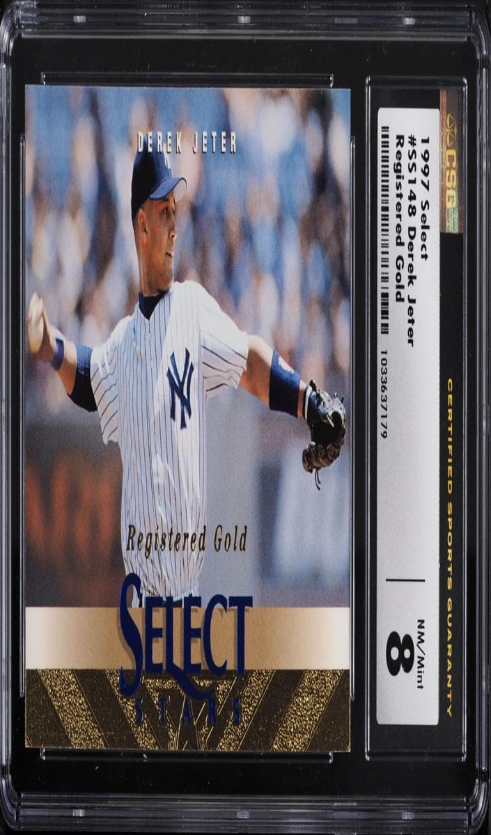 Derek Jeter 1997 panini Select