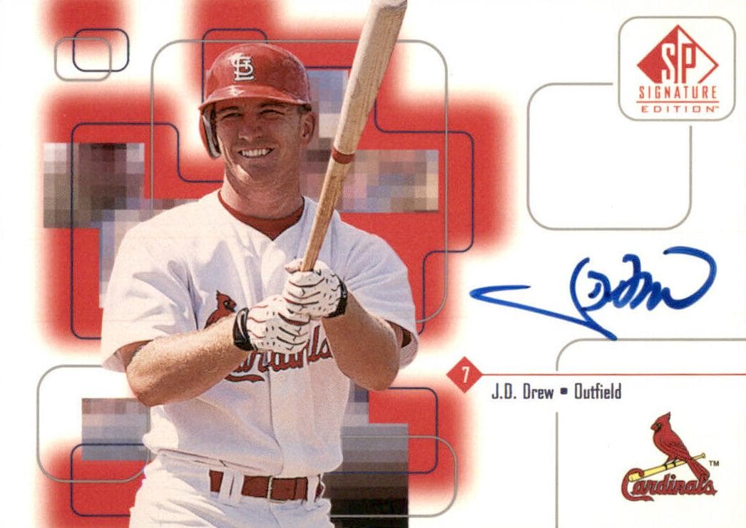 J.D. Drew 1999 unknown SP Signature Edition
