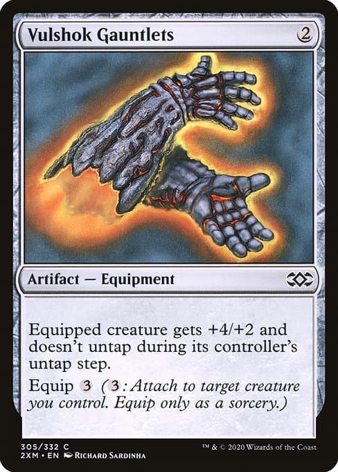Vulshok Gauntlets 2003 Magic: The Gathering Mirrodin