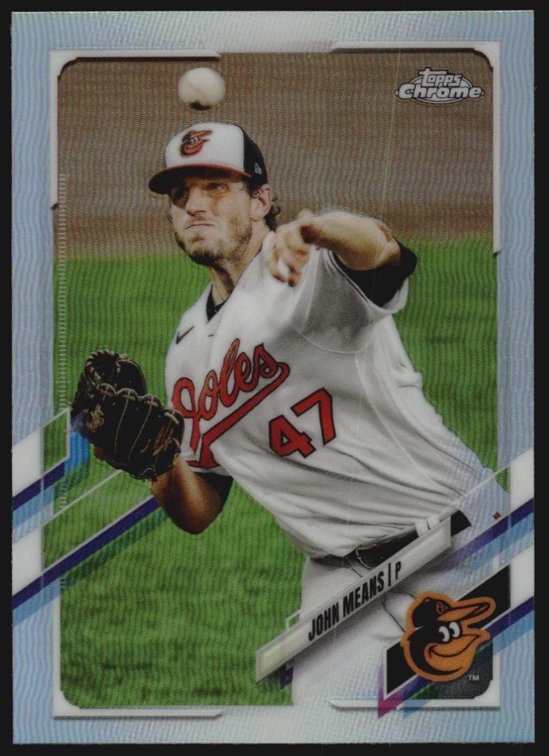 John Means 2021 topps Topps Chrome