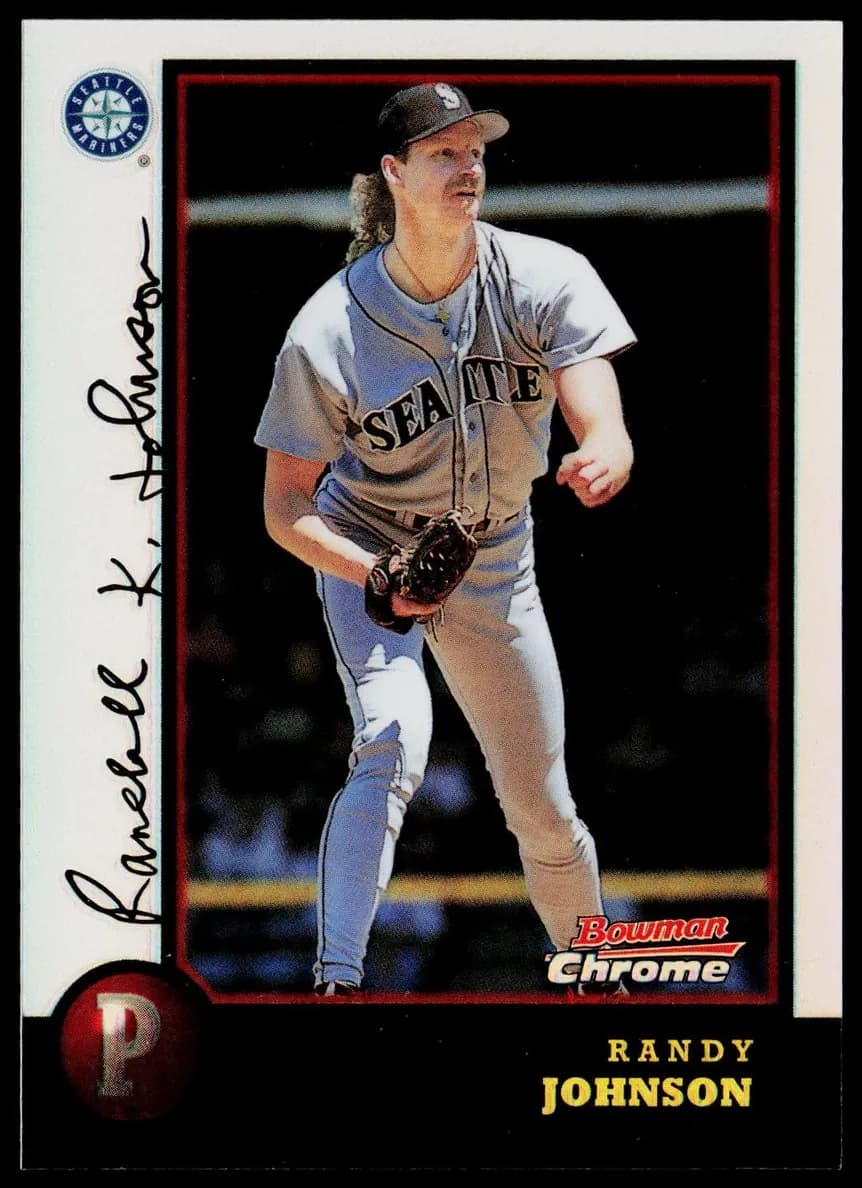 Randy Johnson 1998 bowman Bowman Chrome