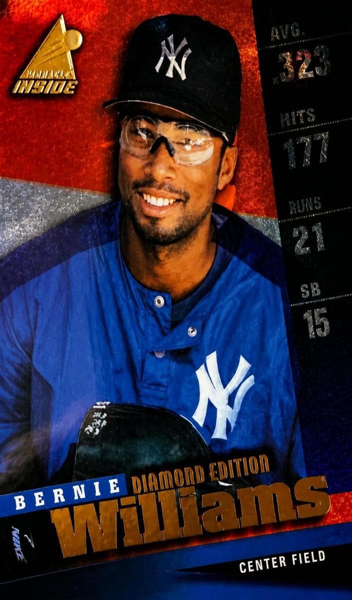 Bernie Williams 1998 unknown Pinnacle Inside