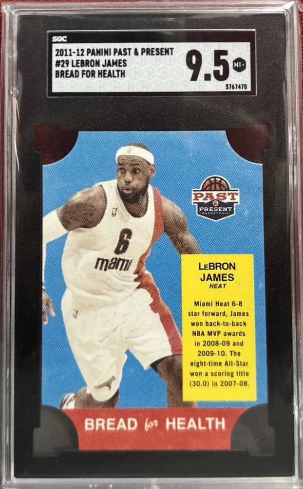 Lebron James 2011 panini Past & Present