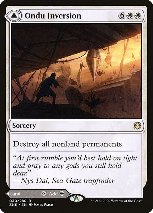 Ondu Inversion & Ondu Skyruins 2020 Magic: The Gathering Zendikar Rising