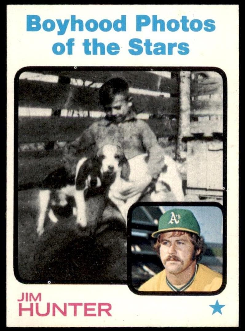 Jim Hunter 1973 topps Topps