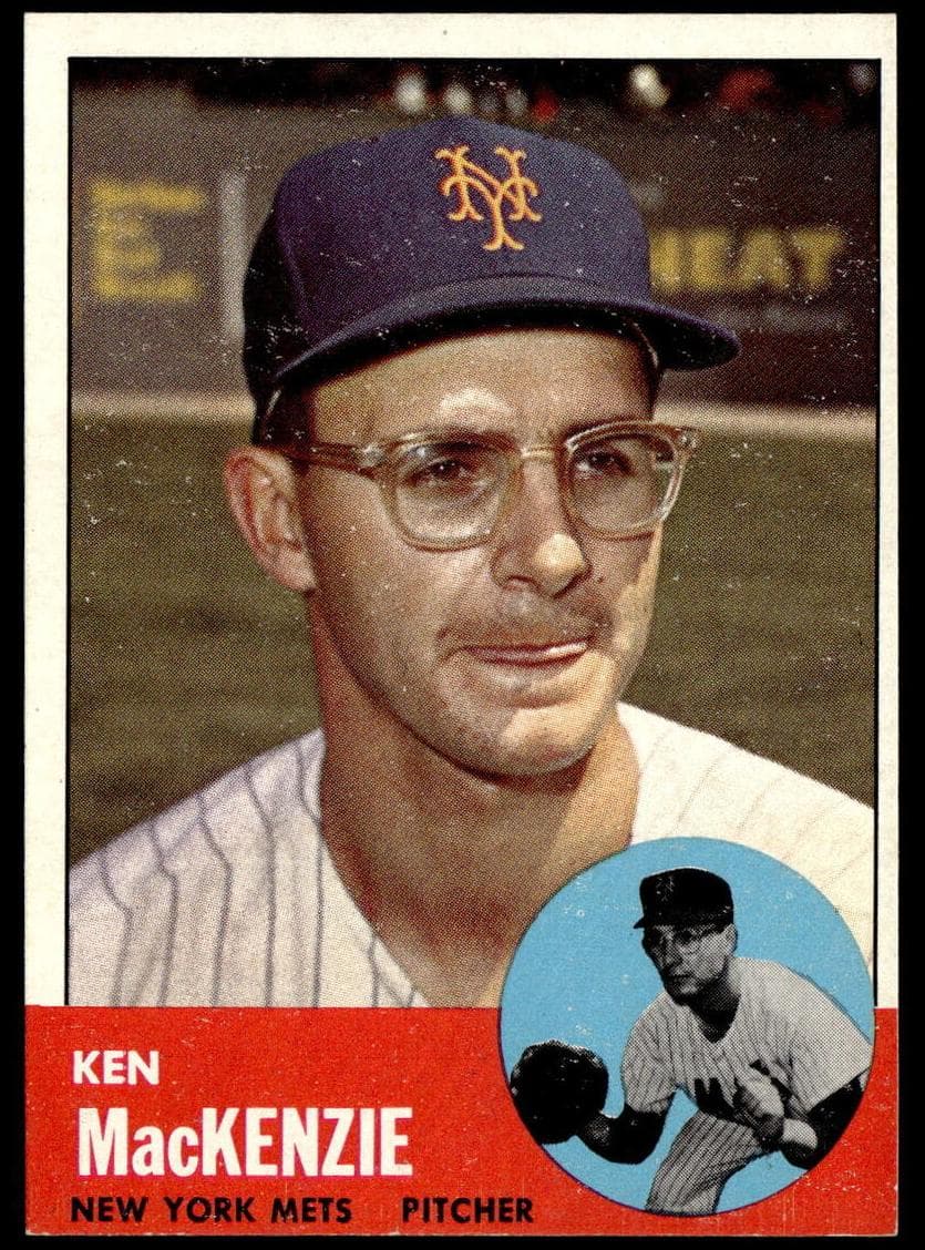 Ken MacKenzie 1963 topps Topps