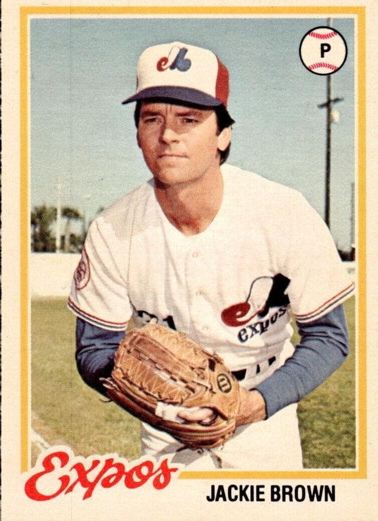 Jackie Brown 1978 topps