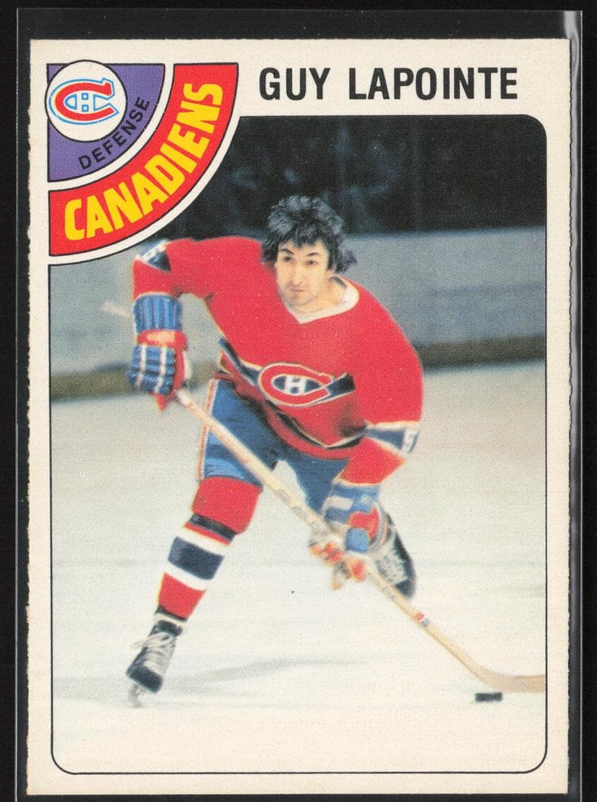 Guy Lapointe 1978 topps O-Pee-Chee