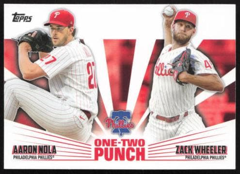 Aaron Nola / Zack Wheeler trading card