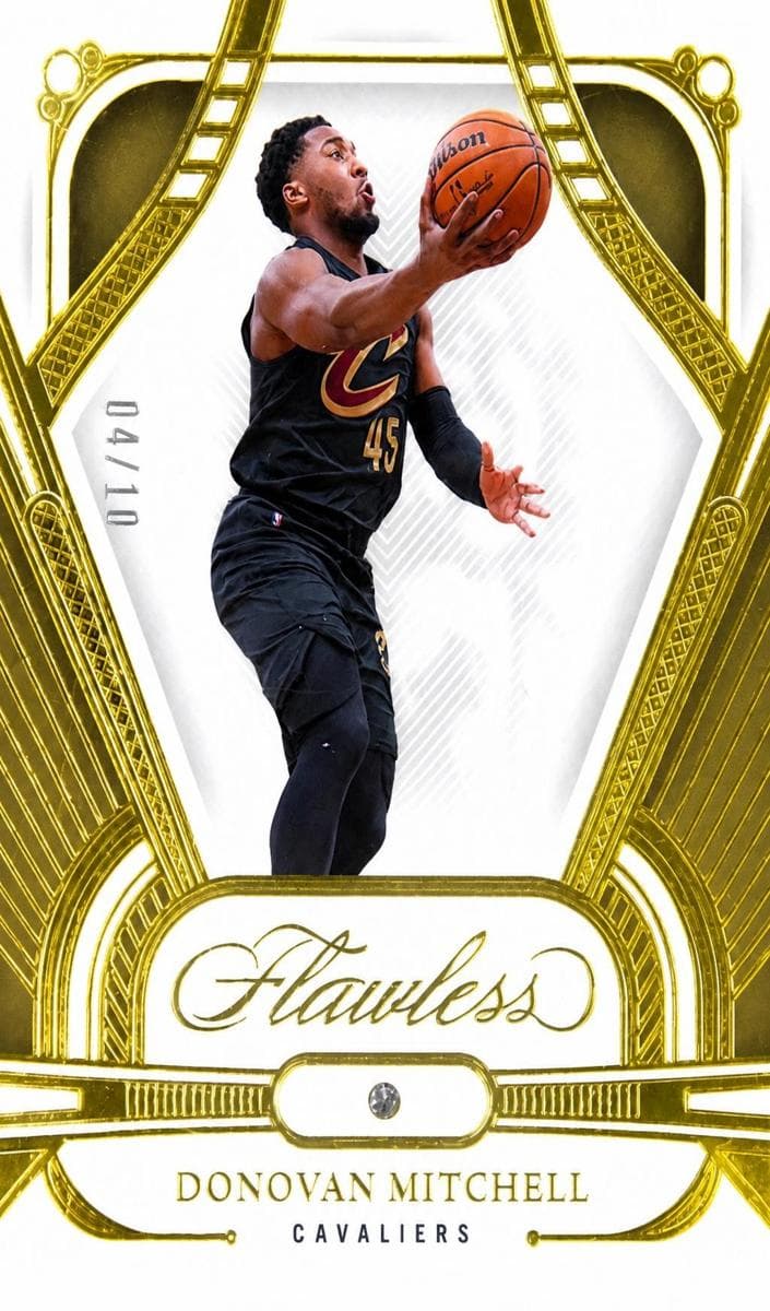 Donovan Mitchell 2023 panini Panini Flawless