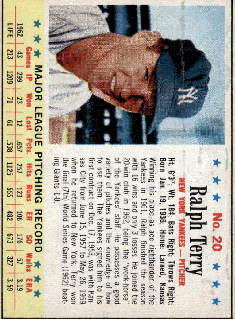 Ralph Terry #20