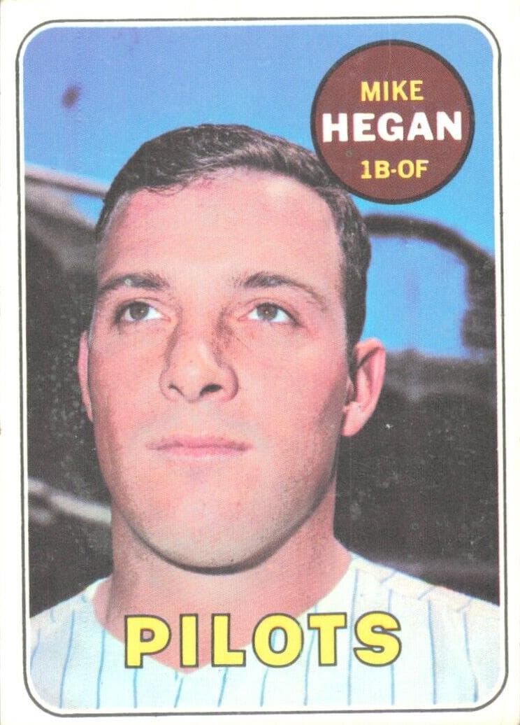 Mike Hegan 1969 topps Topps