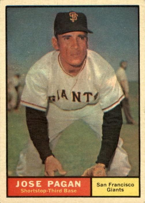 Jose Pagan 1961 topps Topps