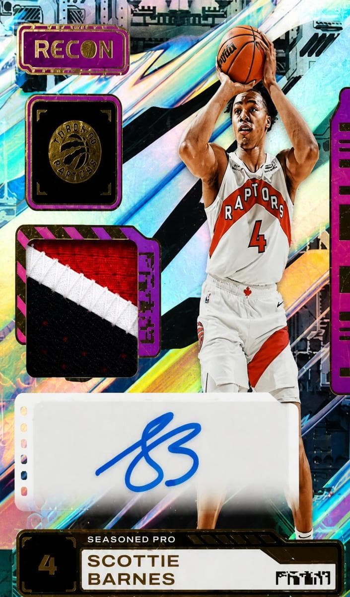 Scottie Barnes 2023 panini Recon