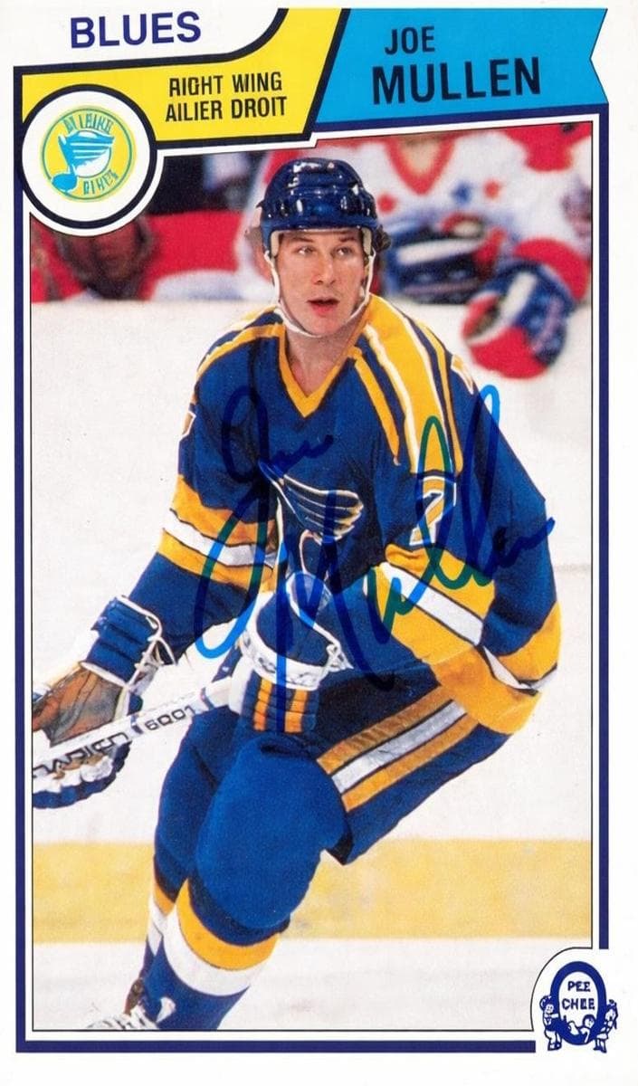Joe Mullen 1983 topps O-Pee-Chee