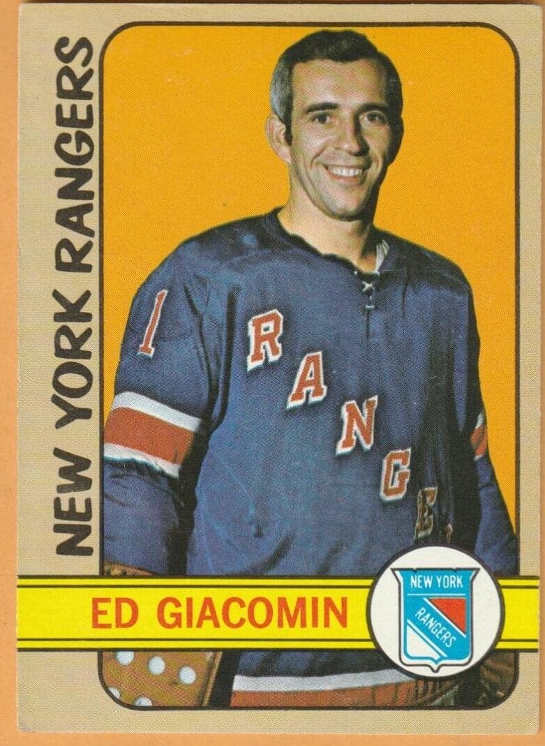 Ed Giacomin 1972 topps Topps