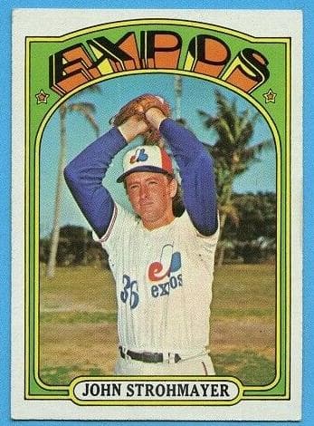 John Strohmayer 1972 topps Topps
