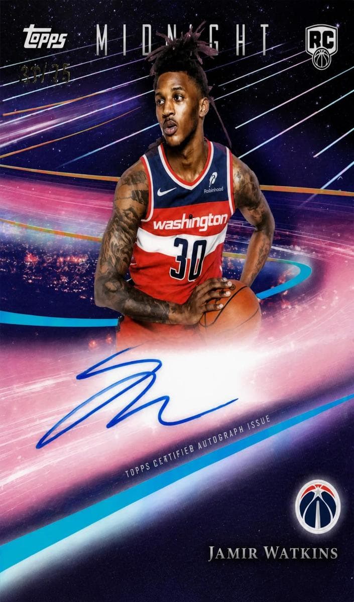 Jamir Watkins 2025 topps Topps Midnight