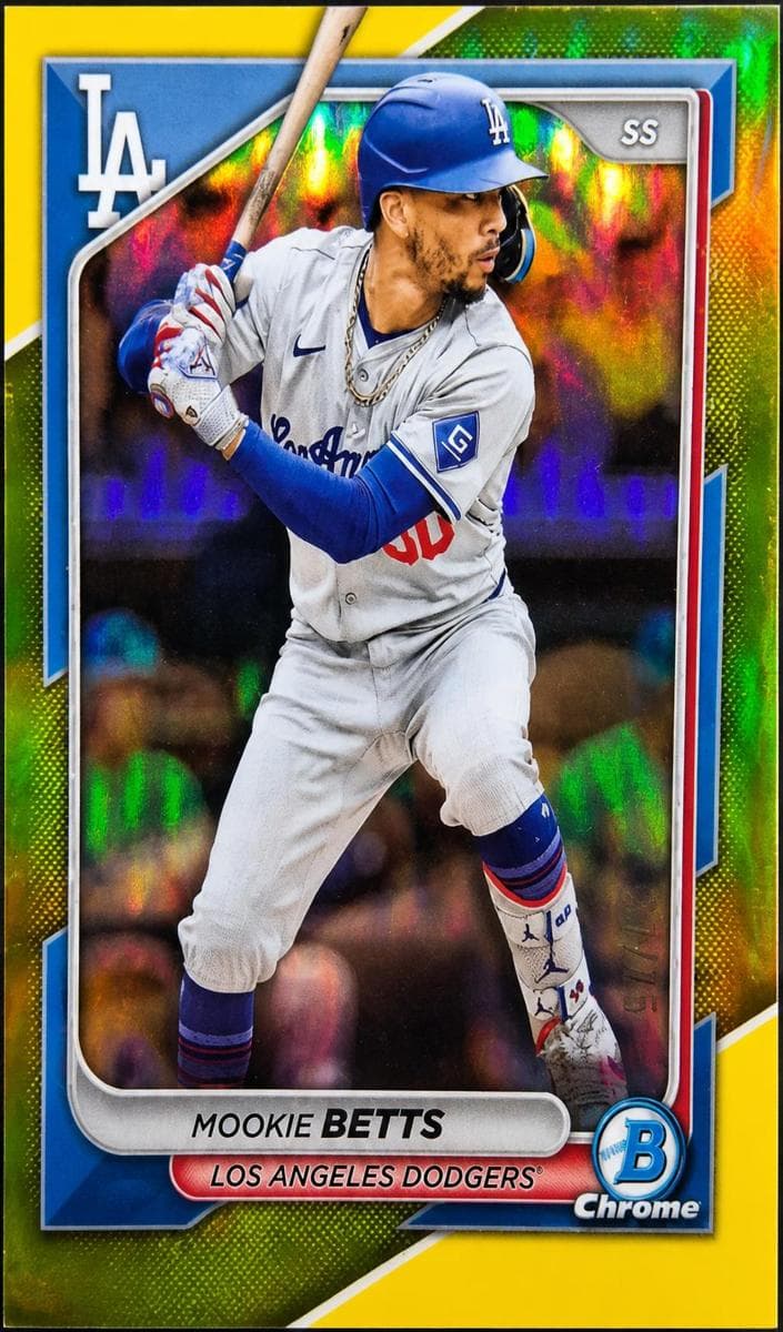 Mookie Betts 2024 bowman Bowman Chrome