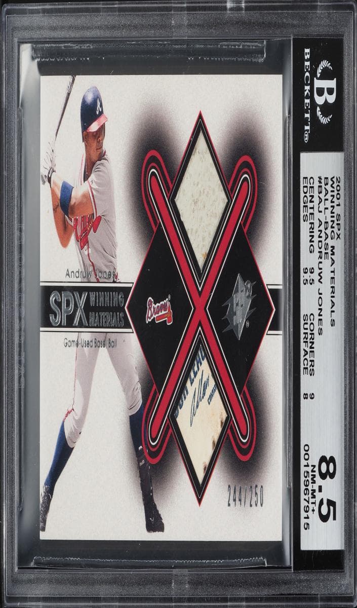 Andruw Jones 2001 upper-deck Upper Deck