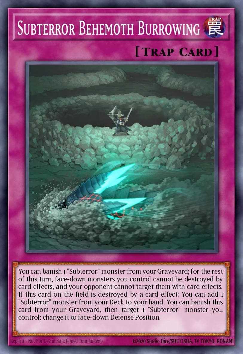 Subterror Behemoth Burrowing 2016 Yu-Gi-Oh! Invasion: Vengeance