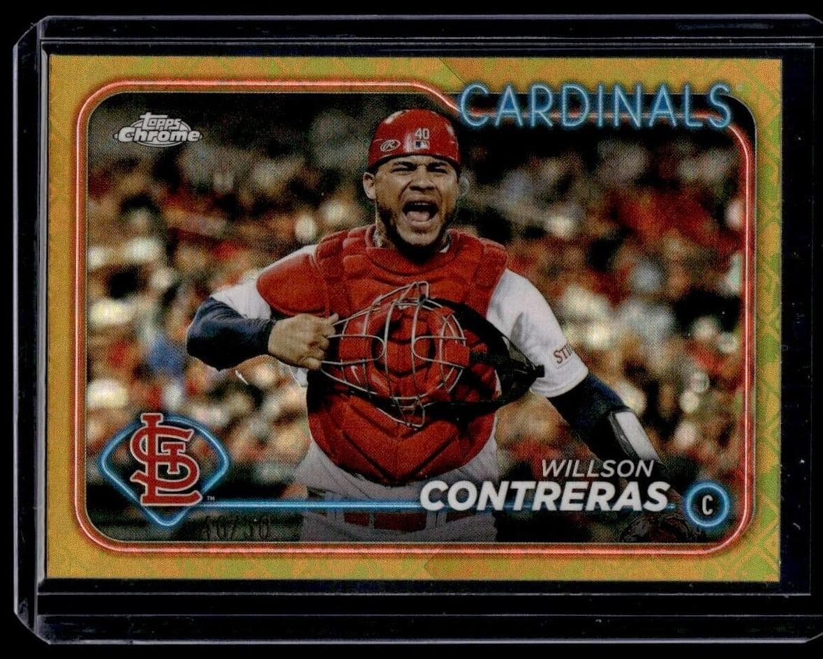 Willson Contreras 2024 topps Topps Chrome Logofractor Edition