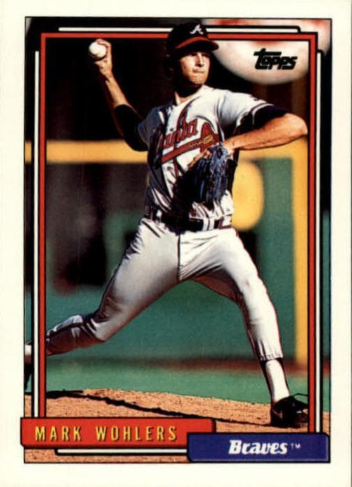 Mark Wohlers 1992 topps Topps