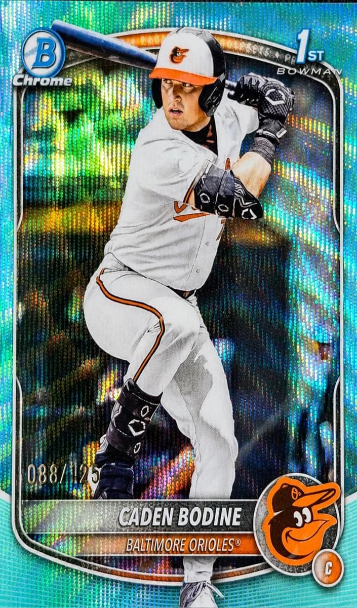 Caden Bodine 2025 bowman Bowman Draft Chrome