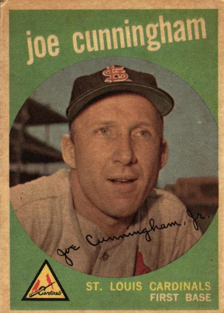 Joe Cunningham 1959 topps Topps